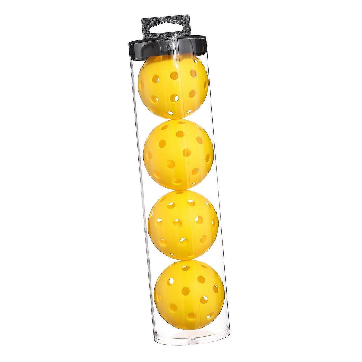 Paddle Up Outdoor Pickleball Balls – 4 Pack, Hi-Vis Yellow