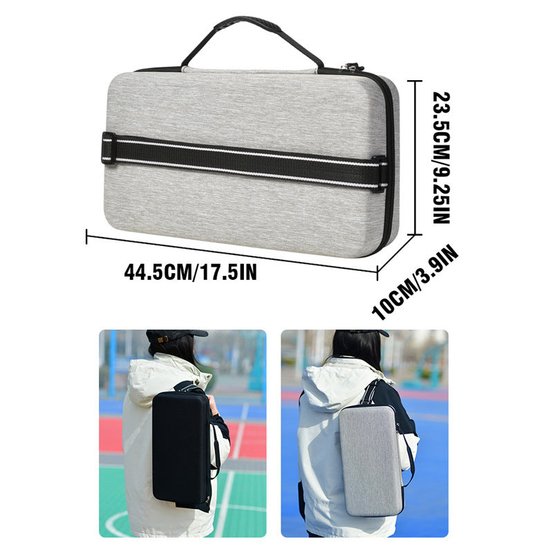 Paddle Up Court Stripe Carbon Pickleball Paddle Set – 2 Paddles, 4 Balls & Bag – view 3